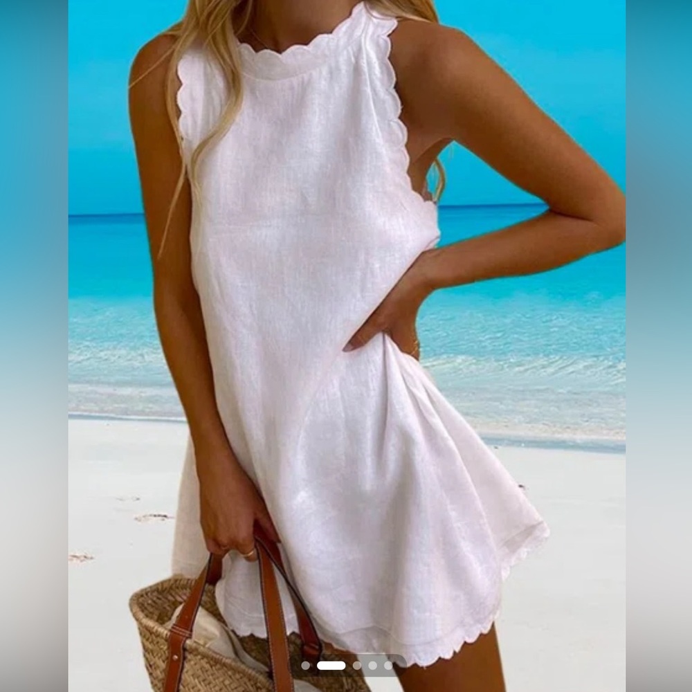 White Cotton Dress